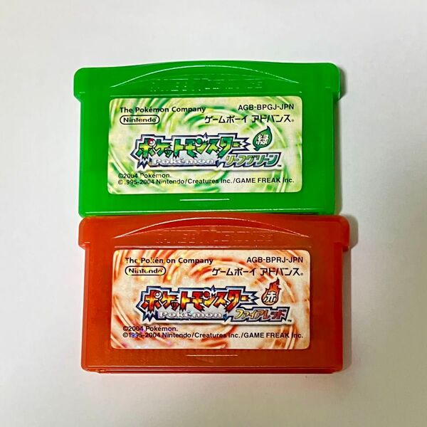 ポケットモンスター ファイアレッド リーフグリーン ソフトのみ GBA ゲームボーイアドバンス ポケモン