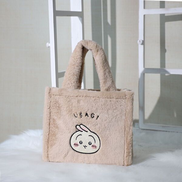 ちいかわ 台湾限定 ふわふわトートバッグ うさぎ