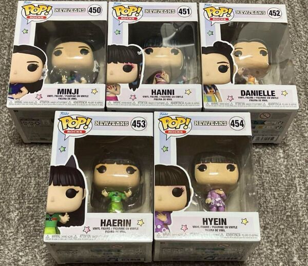 NewJeans フィギュア Funko POP セット ニュージーンズ ミンジ ハニ ダニエル ヘリン ヘイン