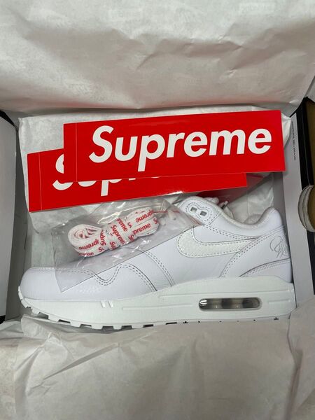 Supreme × Nike Air Max 1 '87 SP "White" US6.0