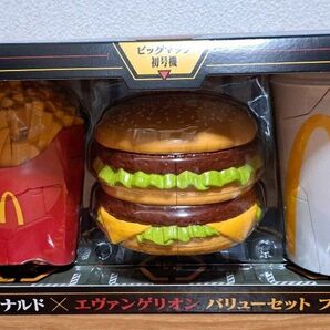 マクドナルド×エヴァンゲリオン バリューセットフィギュア 3個セット