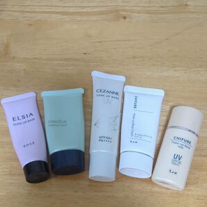 化粧下地 5点セット まとめ売り♪ ELSIA media CEZANNE(未使用) CHIFURE