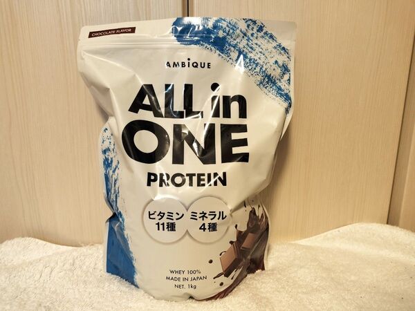 【新品・即日発送】アンビーク オールインワン プロテイン ホエイ チョコレート風味 1kg AMBIQUE