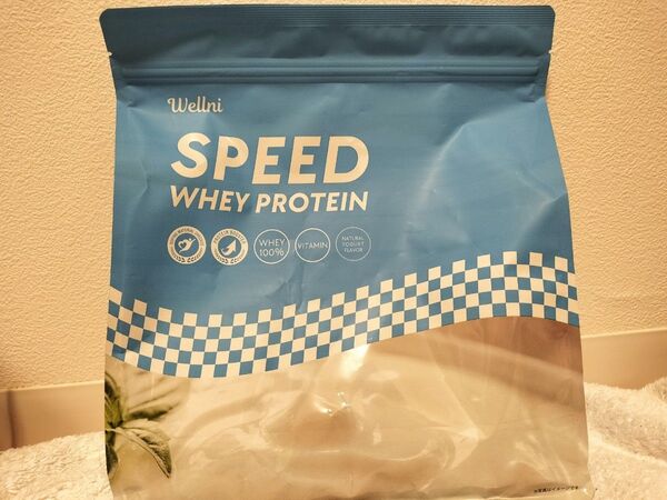 【新品・即日発送】ヨーグルト Wellni ウェルニ SPEED ホエイ プロテイン 1kg