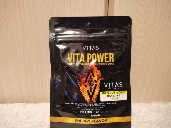 【新品・未使用・即日発送】VITAS(バイタス)ビタパワー VITA POWER 120粒 ×1袋