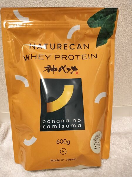 週末セール中【新品・即日発送】 NATURECAN ホエイプロテイン(WPC)神バナナ 600g