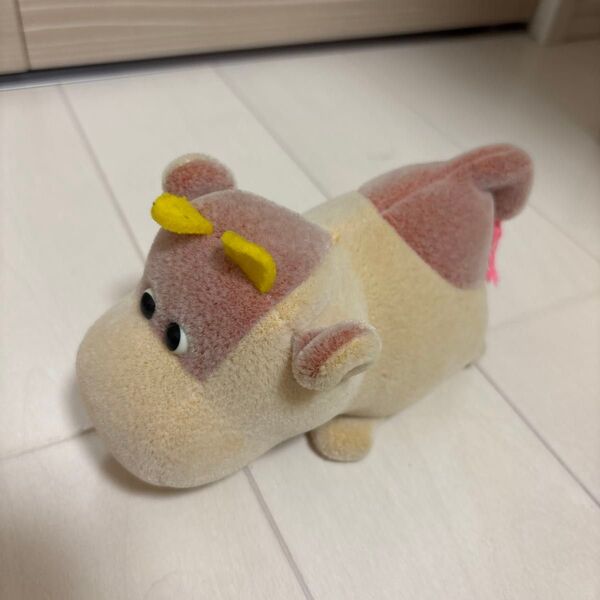 ムニュムニュ 牛 お風呂 ぬいぐるみ 昭和レトロ