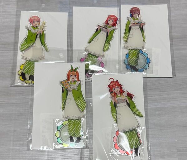 五等分の花嫁 アクリルスタンド 中野一花 二乃 三玖 四葉 五月 青柳総本家