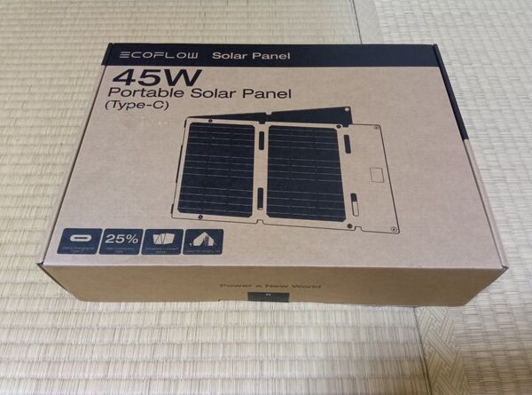 ECOFLOW エコフロー 45W 折りたたみソーラーパネル新品未開封