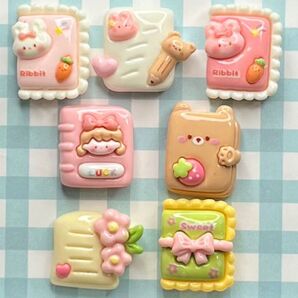 NO.104 デコパーツ 手帳ノート 1個22円