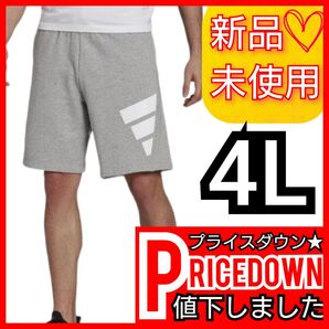 【4L】アディダス フューチャー アイコンズ ロゴ グラフィック ショーツ ショートパンツ 短パン GR4109 新品未使用品