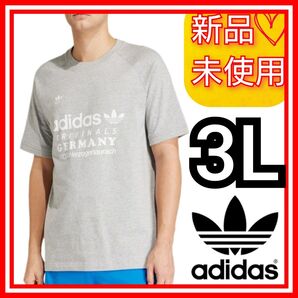 【3L】アディダスオリジナルス レトロ グラフィック 半袖 Tシャツ 新品未使用品 タグ付き ビンテージ調 IU0224