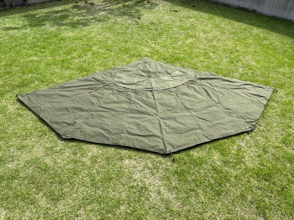 ポーランド軍幕 サイズ1 一枚のみ 中古美品 テント 幕のみ