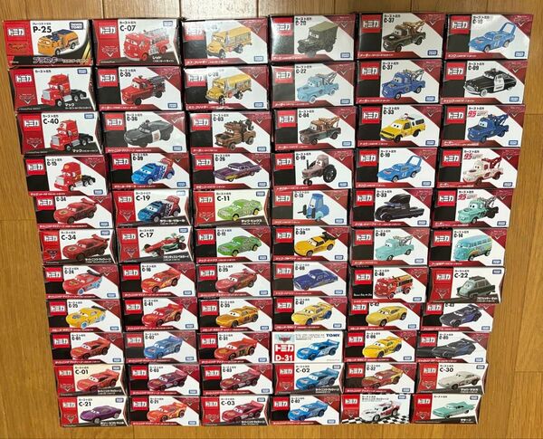 内容更新!早い者勝ち!未使用品!全66台!レア品多数!トミカ カーズ ミニカー!バラ売り3台からOK!