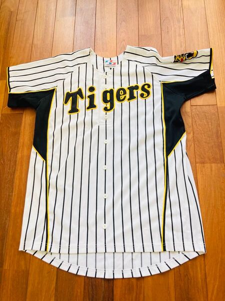 阪神タイガース ユニフォーム 阪神タイガース公認 公式 シャープ産業 ユニフォーム 刺繍 背番号なし 選手名なし 無地 LL
