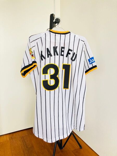 阪神タイガース 掛布 ユニフォーム 阪神 ホーム Lサイズ 復刻版 シャープ産業 掛布雅之 31 ミスタータイガース レジェンド