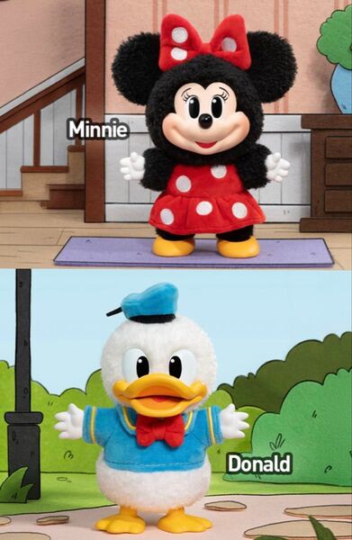 POPMART Mickey Family ぬいぐるみ キーチェーン キーホルダー ポップマート ディズニー ぬいぐるみ