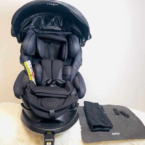 【最上位ランク フード付き】Aprica フラディアグロウ 360° セーフティ プレミアムAB チャイルドシート ISOFIX