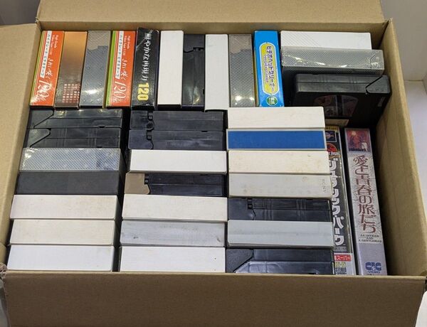 VHSビデオテープ(録画済等)36本【ジャンク品】