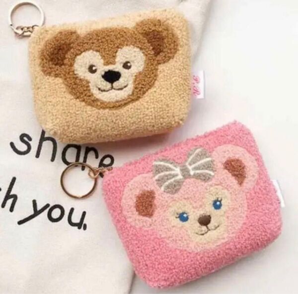 かわいいモコモココインケース シェリーメイ ディズニー ダッフィー TDS