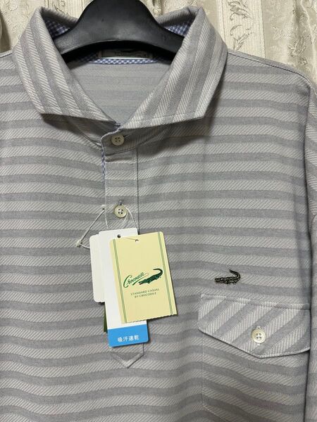 【新品】クロコダイル メンズポロシャツ