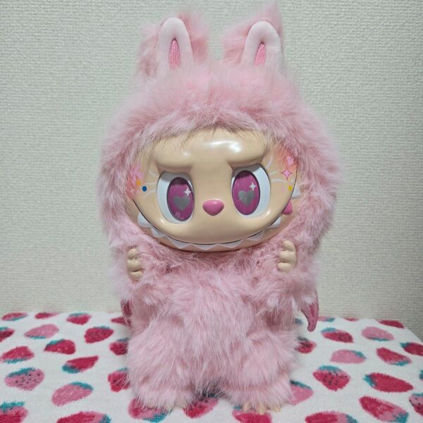 ★激レア★ BIGサイズ ぬいぐるみ Labubu ZIMOMO ラブブ Angel ピンク ドラゴン ジモモ