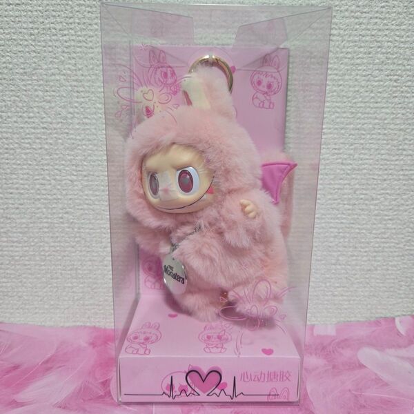 箱付き Labubu ZIMOMO ラブブ Angel ピンク ドラゴン ラブブ ジモモ ぬいぐるみ キーホルダー