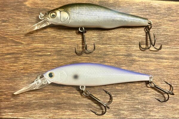 メガバス x-80 トリックダーター ラッキークラフト ポインターSP 2セット ブラックバス ミノー