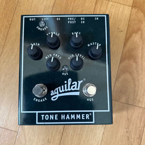 aguilar Tone Hammer ベースプリアンプ/DI 箱付 電源付