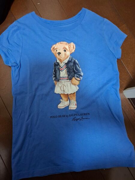 【ポロ】ラルフローレン。polo bear 。Tシャツ。130㎝。くま。 半袖Tシャツ。 ポロベア