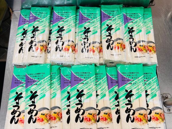 送料込★お得★夏シーズン★株式会社麺のスナオシ★国産★大量★400gX20袋★合計:9.5KG★2026/7まで★本日より発送