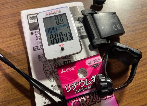 極美品 Cateye バックライト付きサイコンMicro Wireless CC-MC200W