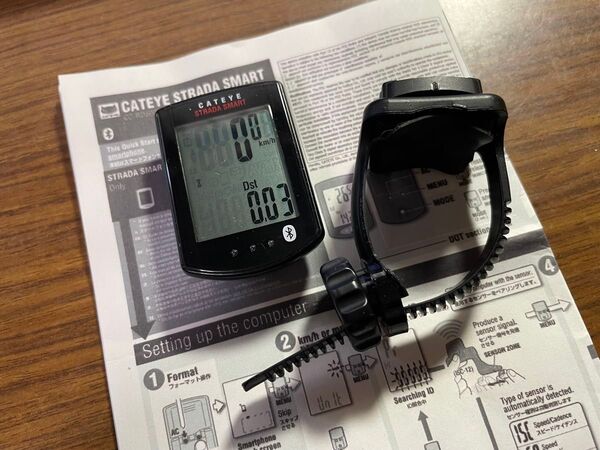 美品 CATEYE Bluetooth対応サイクルコンピューター、Strada Smart CC-RD500B