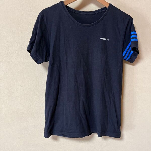 adidas neo Tシャツ ブラック M