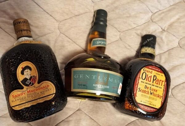スコッチウイスキー 3本セット 古酒 ※Old Parr・Sandy Macdonaldは希少な旧ボトルです