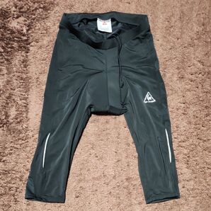 le coq sportif 七分丈パンツ メンズ 黒 サイクルジャージ