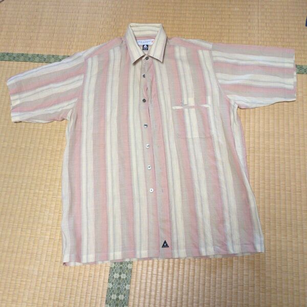 LYLE & SCOTT 半袖 シャツ メンズ Lサイズ ライルアンドスコット