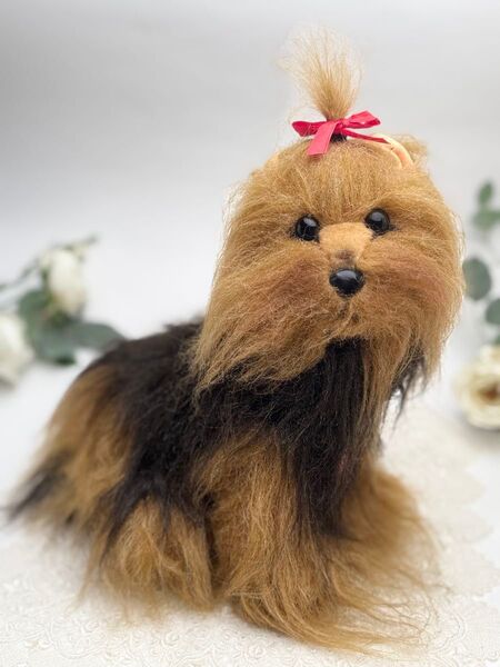 送料無料★シュタイフ★Taffy Yorkshire Terrier 25cm★ヨークシャーテリアのタフィー/犬★Steiff