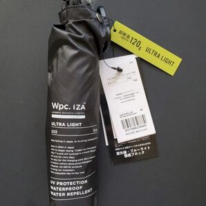 【未使用品】IZA(イーザ) 【ULTRA LIGHT】 日傘 折りたたみ ウルトラ ライト ブラック 男女兼用
