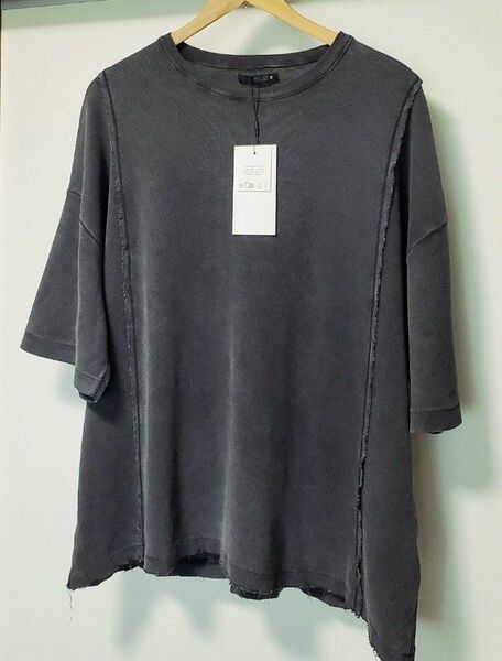 ZARA ウォッシュ加工ニットTシャツ Lサイズ