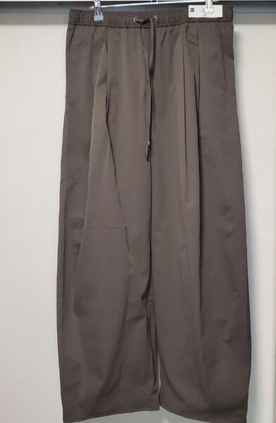 25SS新作 GU バレルレッグプルオンパンツQ Mサイズ Olive