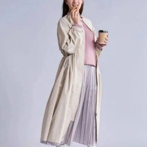 25SS新作 ワークマン レディース高撥水シェルワンピースコート LLサイズ グレージュ
