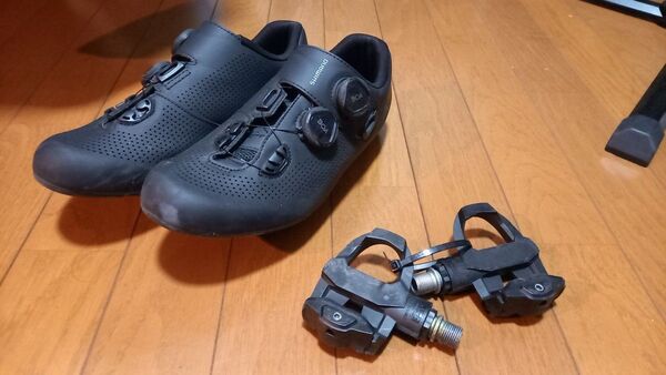SHIMANO RC7 SH-RC701 SPD-SL 40.5 ビンディングシューズ LOOK KEO CLASSIC付き