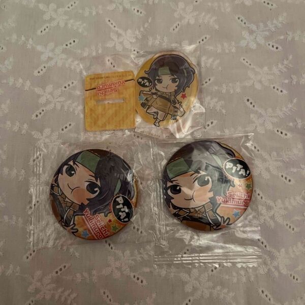 新テニスの王子様 テニプリ幸村精市 ぴたっ!でふぉめ 缶バッジ アクスタ