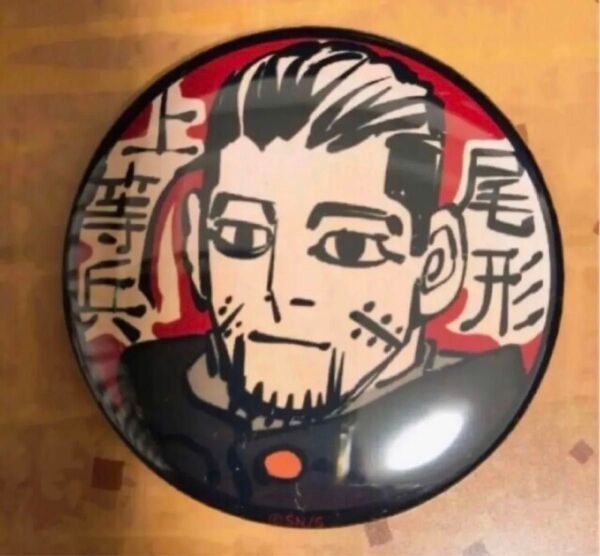 【新品未使用】ゴールデンカムイ 武人缶バッジ 尾形上等兵 尾形百之助