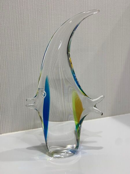 MultiGlass マルティグラス ガラス製 ハンドメイド マルティグラス オブジェ マンボウ レア物 福岡