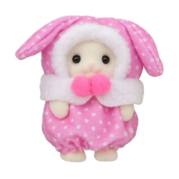 シルバニアファミリー 赤ちゃんカラフルウサギコスチューム フローラウサギ ピンク シエル くじ SylvanianFamilies