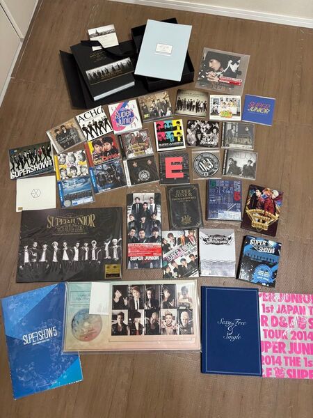 super junior 公式グッズ等 CD DVD グッズセット