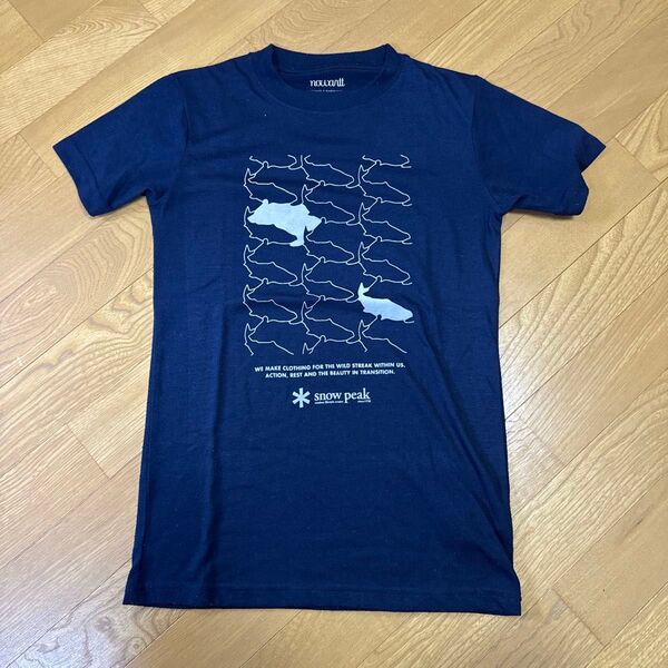 スノーピーク 半袖Tシャツ レディース ネイビー サイズ1 Tシャツ