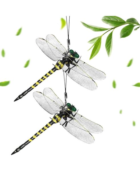 おにやんま君 虫除け 吊り下げ 模型 12cm PVC材質 安全ピン付き防虫 虫除けグッズ アウトドア 登山 釣り キャンプ